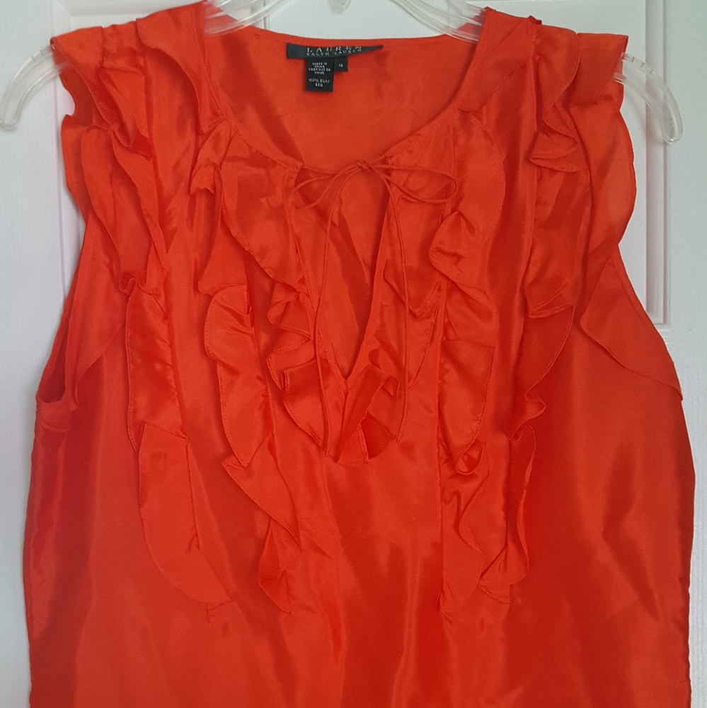 Ralph Lauren 100% silk top